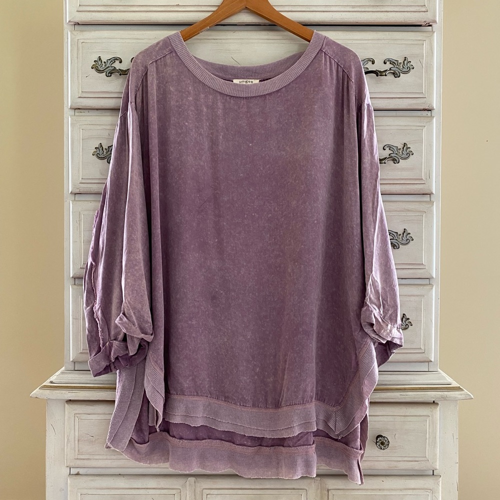 Vici Lavender Faded Top